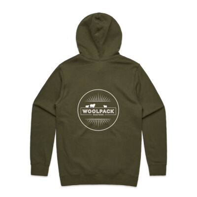 Coloured Hoodie - White Thin Logo Thumbnail